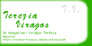 terezia viragos business card